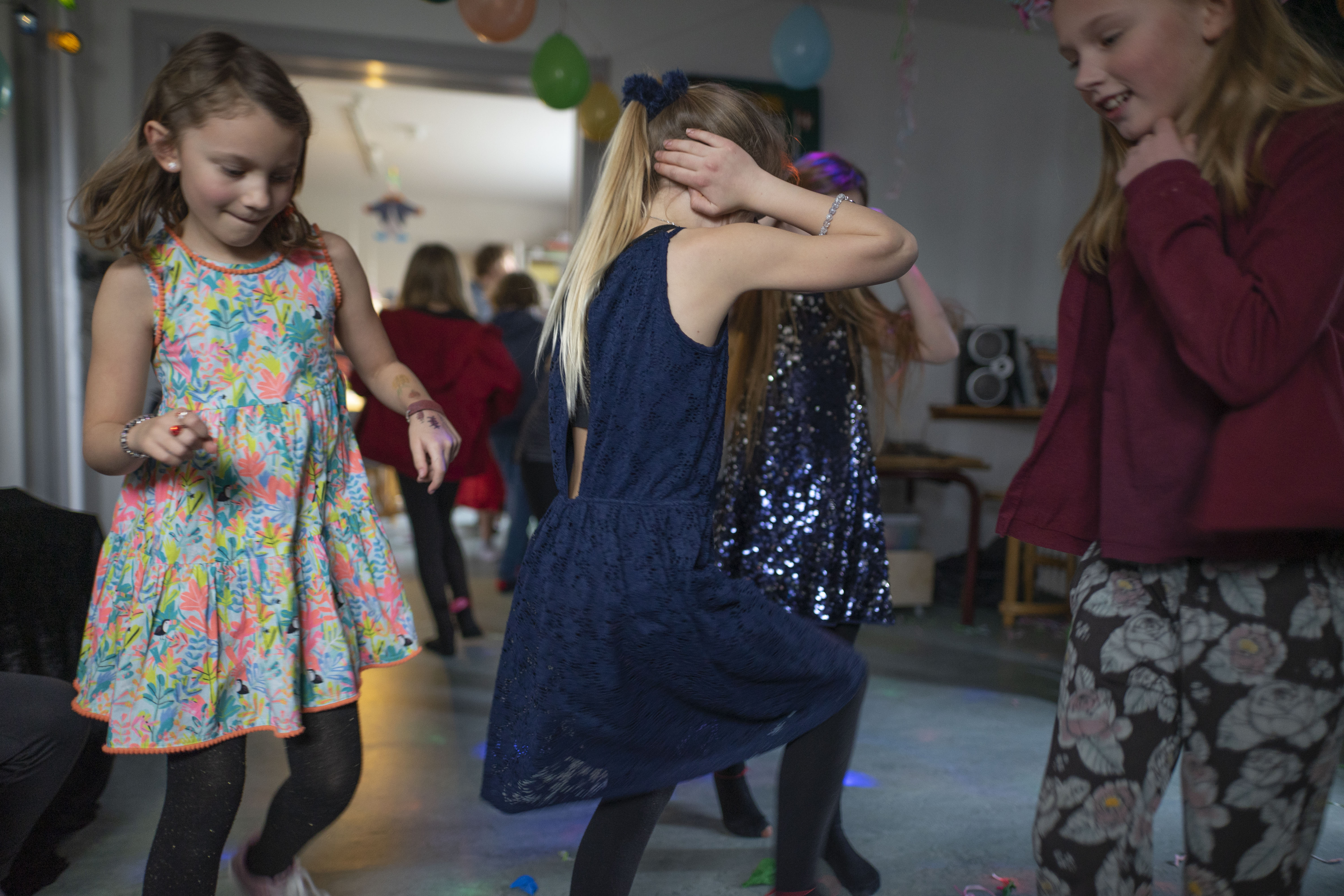 Dansende børn fra Fritterfest.
